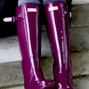 HunterTall Welly Violet nearly new